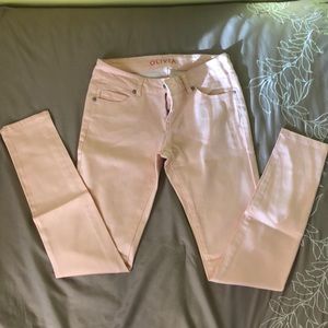 Pale pink jeans